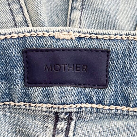 Mother The Super Stunner Ankle Jean in When Sparks Fly High Rise Size 26 Blue - Picture 7 of 16